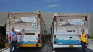 Plover message hits the road