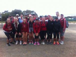 Netball team bonding hike
