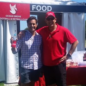 Radio pair support Grubber fund-raiser
