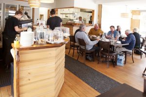 Regulars and locals in for a treat