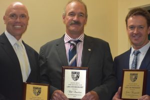 Trio awarded surf life-membership