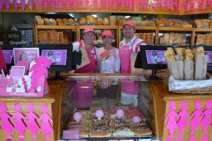 Raise a finger bun against breast cancer