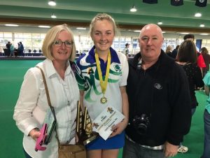 Golden girl takes control