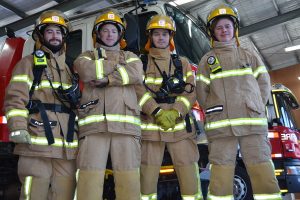 Firies take it to another level