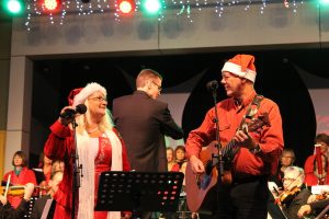 Stars come out for carols night