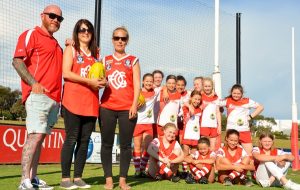 Runaway success for footy girls