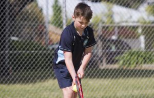 Serving up an ace time on court