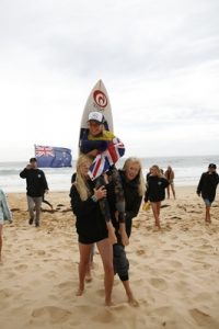 Ellie’s riding the crest of wave