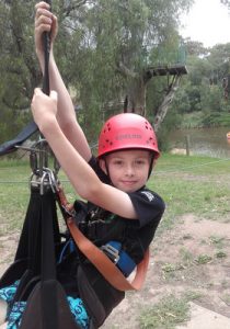 Fun for five at wilderness camp