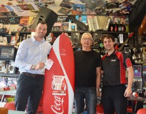 Surfboard winner announced