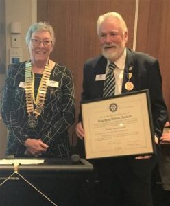 Morgan leads Rotary