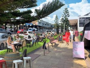 Parklets set up in time for summer