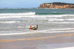 Stranded surfer rescued