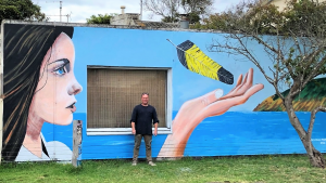 Mural transforms ‘eyesore’