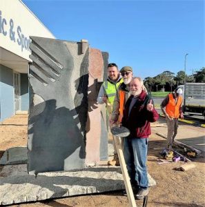 Sculpture finds a new home