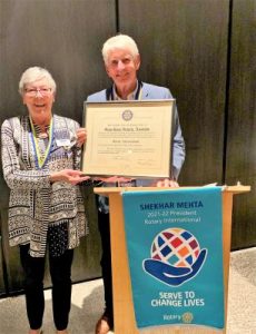 Changing of the guard at Rotary