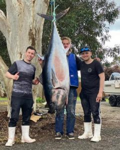 Plenty of tuna biting offshore