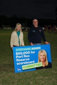 New scoreboard pledge for Portarlington