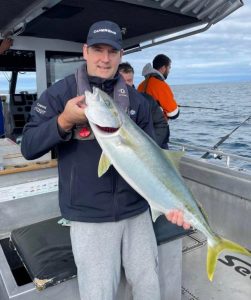 Kingfish on the bite in bay