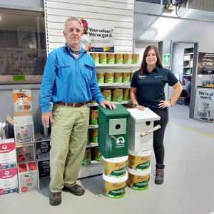 Nest boxes to get a new coat of paint