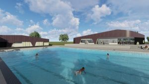 Green light for outdoor pool