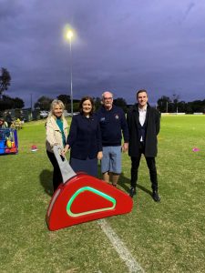 Candidate announces new scoreboard investment for Portarlington under Morrison government