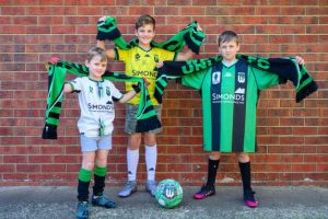 United in green and black