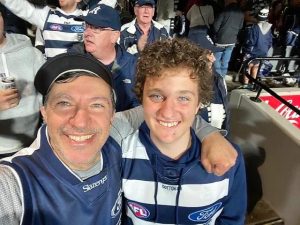 Special day for father and son
