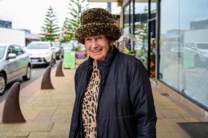 Shoppers out and about in festive Ocean Grove