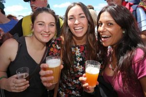 Cheers for beers at Johnstone Park
