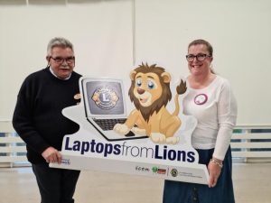 Local Lions Club donates laptops to secondary schools