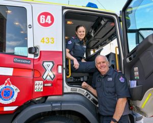 Firefighter Graham bids farewell