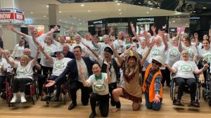 Seniors flash mob in CBD