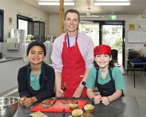 Surfside students learn while they bake