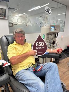 650 blood donations and counting