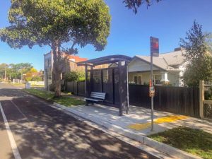 Eight bus shelters upgraded