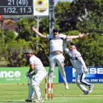 Brent Smith celebrates the catch