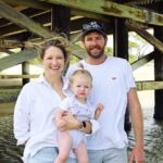 Danielle & Toby Spiller with their daughter Rosie