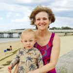 Shelley McDonald with her grandson Felix