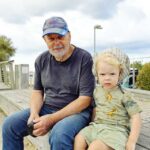 Bruce Irwin wit his grandson Gabe