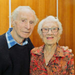 Roy Porter and his wife of 70 years Norma