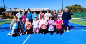 Glorious conditions for midweek tennis