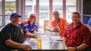 Fans gather for Super Bowl