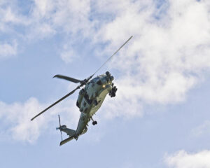 Navy flies into school