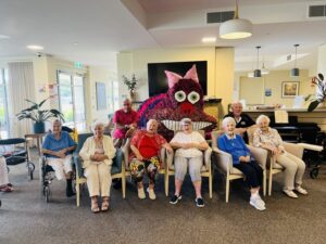 Cat wins scarecrow competition