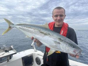 Solid fishing in the outer harbour