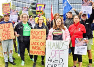 Opposition to care service cuts grows