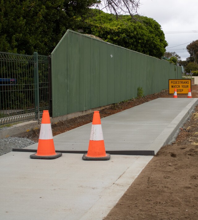 Footpath project delayed
