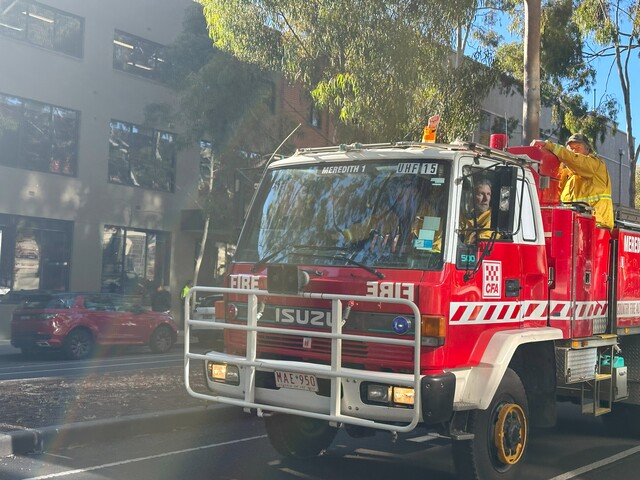 Firefighters protest emergency levy