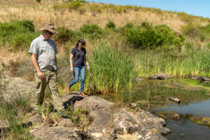 Working on the water flow